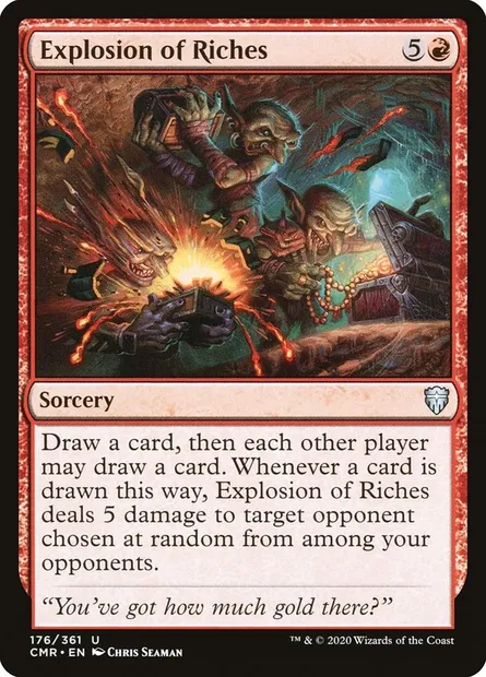 Explosion of Riches, Magic card CMR 176 — Commander Legends set