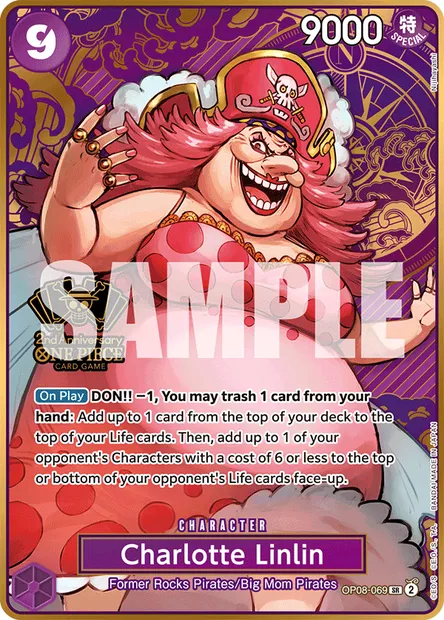 Charlotte Linlin, carte One Piece OP08-069 — extension TWO LEGENDS