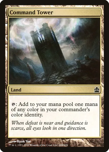 Command Tower, Magic card CMD 269 — Commander 2011 set
