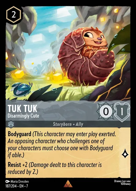 Tuk Tuk - Disarmingly Cute, Disney Lorcana card CH7-187 — Archazia's Island set