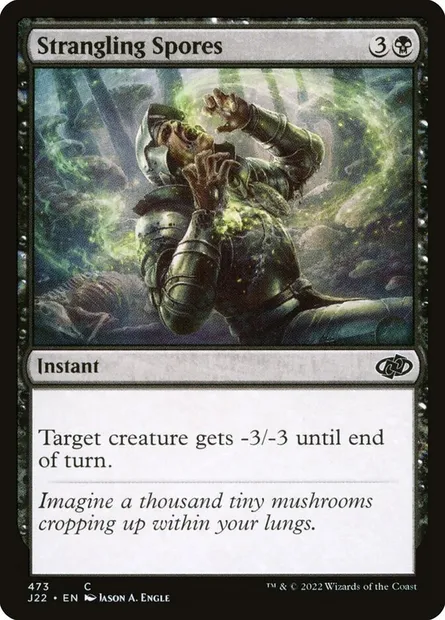 Strangling Spores, Magic card J22 473 — Jumpstart 2022 set