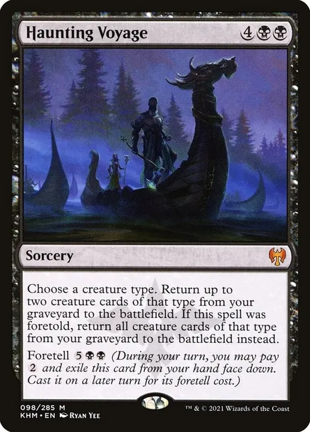 Haunting Voyage, Magic card KHM 98 — Kaldheim set