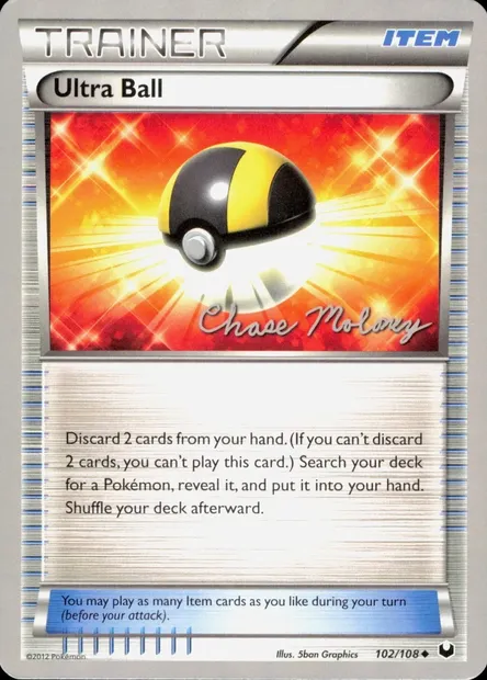 Ultra Ball, Pokémon card WCD12 102 — World Championship Decks 2012 set