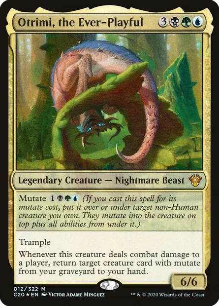 Otrimi, the Ever-Playful, Magic card C20 12 — Commander 2020 set