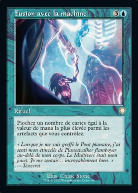 Fusion avec la machine, carte Magic BRC 90 — extension The Brothers' War Commander