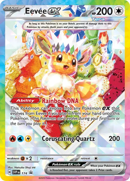 Eevee ex, Pokémon card PR-SV 174 — SVP Black Star Promos set