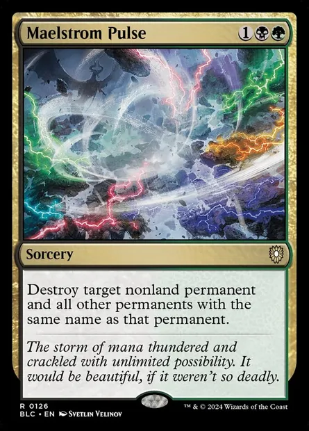 Maelstrom Pulse, Magic card BLC 126 — Bloomburrow Commander set