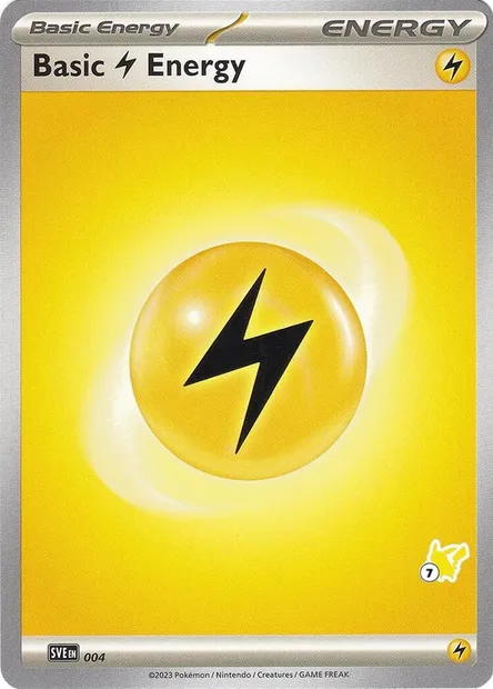 Basic Lightning Energy, Pokémon card BA24 004-7 — Battle Academy 2024 set