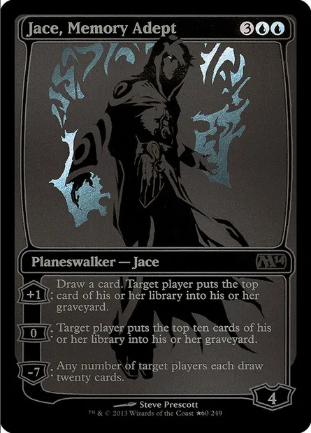 Jace, Memory Adept, Magic card PSDC 60★ — San Diego Comic-Con 2013 set