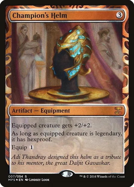 Champion's Helm, Magic card MPS 7 — Kaladesh Inventions set