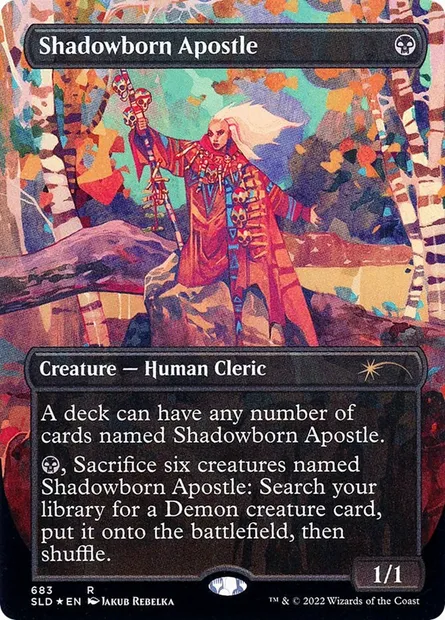 Shadowborn Apostle, Magic card SLD 683 — Secret Lair Drop set