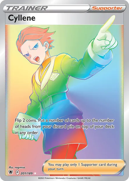 Cyllene, Pokémon card ASR 201 — Astral Radiance set