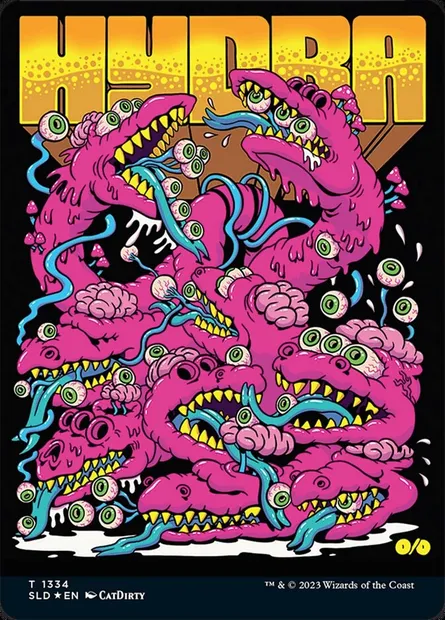 Hydra, Magic card SLD 1334 — Secret Lair Drop set