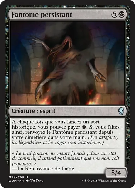 Fantôme persistant, carte Magic DOM 99 — extension Dominaria
