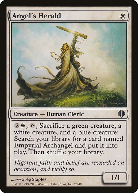 Angel's Herald, Magic card ALA 2 — Shards of Alara set