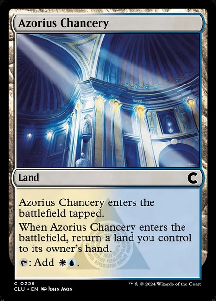 Azorius Chancery, Magic card CLU 229 — Ravnica: Clue Edition set
