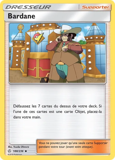 Bardane, carte Pokémon CEC 188 — extension Éclipse Cosmique