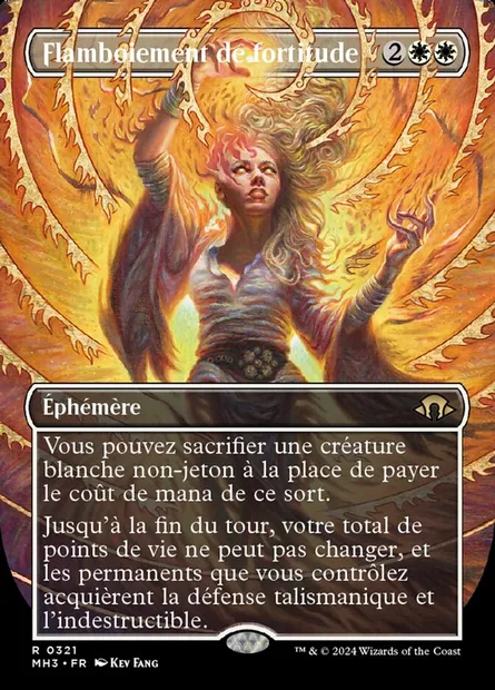 Flamboiement de fortitude, carte Magic MH3 321 — extension Modern Horizons 3