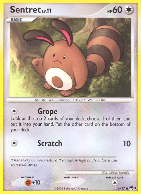 Fouinette, carte Pokémon P7 16 — extension POP Série 7