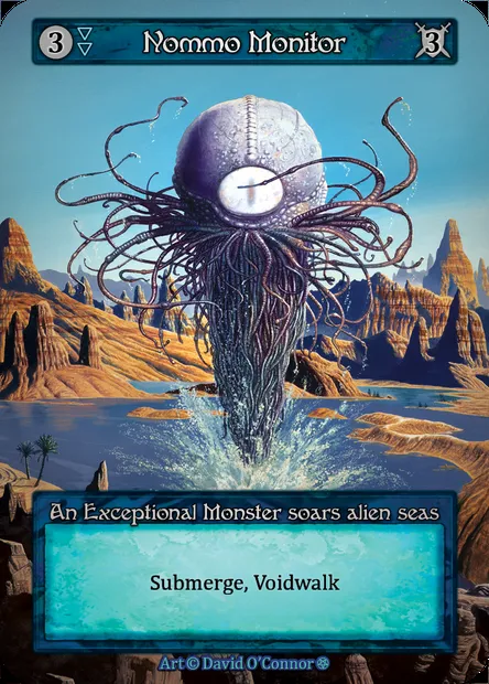 Nommo Monitor, Sorcery card GOT 134 — Gothic set