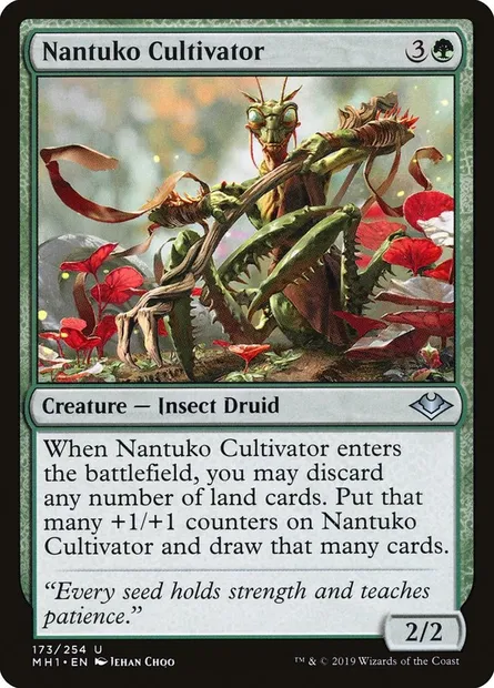 Nantuko Cultivator, Magic card MH1 173 — Modern Horizons set