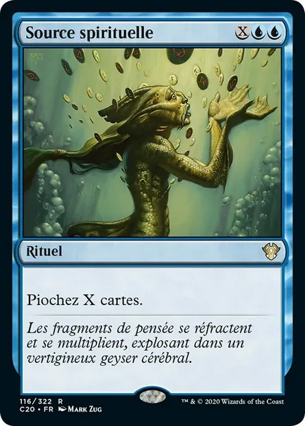 Source spirituelle, carte Magic C20 116 — extension Commander 2020