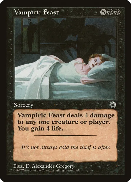 Vampiric Feast, Magic card POR 114 — Portal set