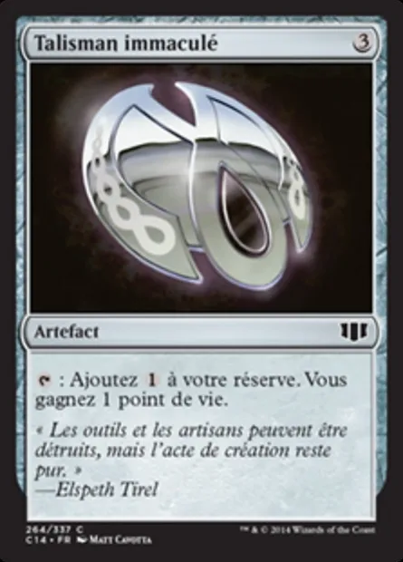 Talisman immaculé, carte Magic C14 264 — extension Commander 2014