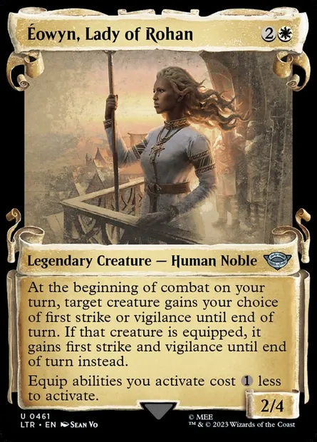 Éowyn, Lady of Rohan, Magic card LTR 461 — The Lord of the Rings: Tales of Middle-earth set