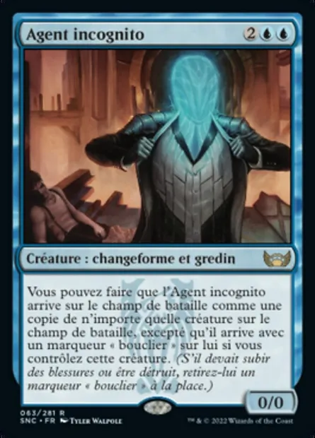Agent incognito, carte Magic SNC 63 — extension Les rues de la Nouvelle-Capenna