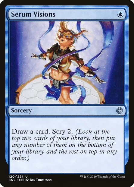Serum Visions, Magic card CN2 120 — Conspiracy: Take the Crown set