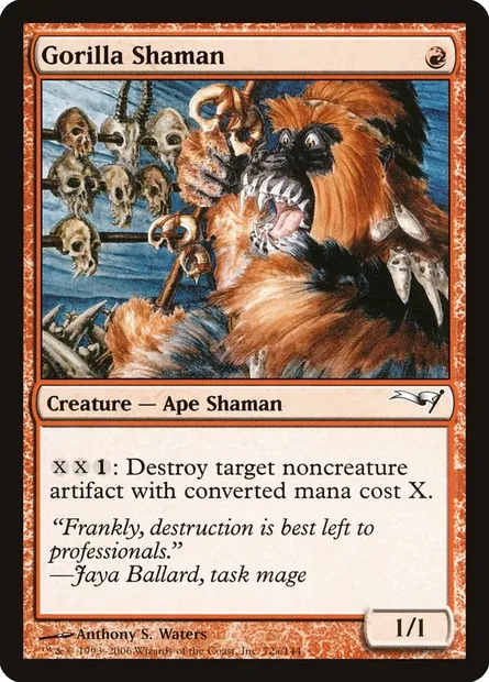Gorilla Shaman, Magic card CST 72a — Coldsnap Theme Decks set