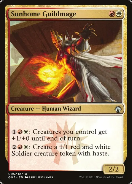 Sunhome Guildmage, Magic card GK1 95 — GRN Guild Kit set