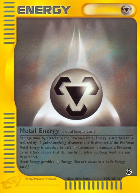 Metal Energy, Pokémon card EX 159 — Expedition Base Set set