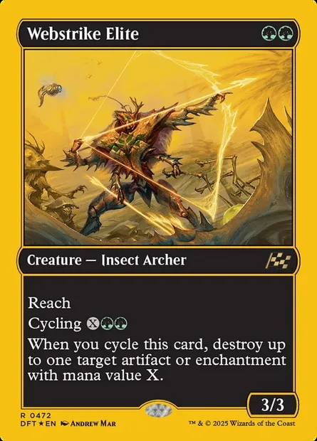 Webstrike Elite, Magic card DFT 472 — Aetherdrift set