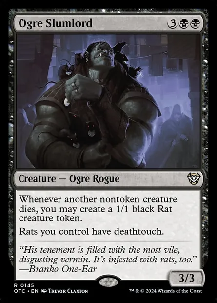 Ogre Slumlord, Magic card OTC 145 — Outlaws of Thunder Junction Commander set