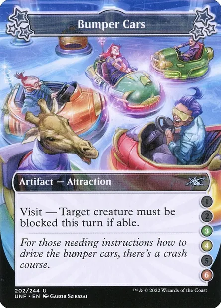 Bumper Cars, Magic card UNF 202d — Unfinity set