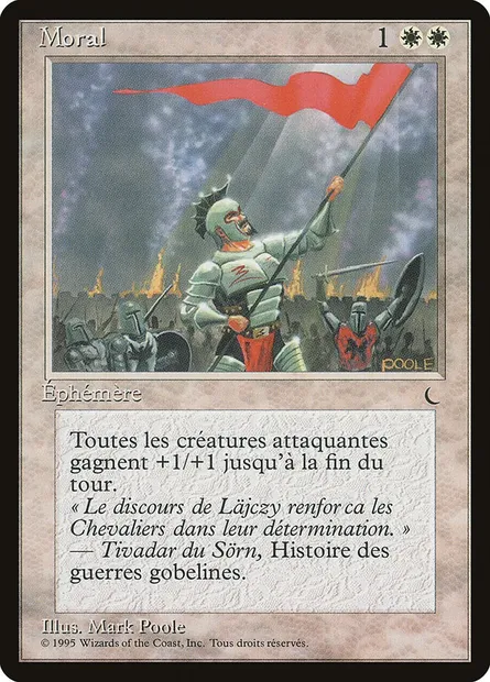Moral, carte Magic REN 15 — extension Renaissance