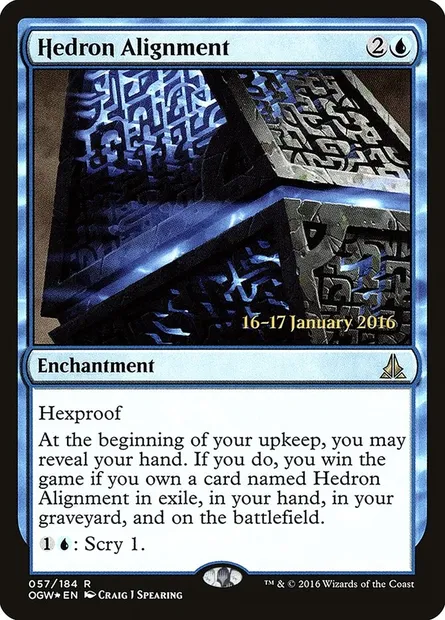 Hedron Alignment, Magic card POGW 57s — Oath of the Gatewatch Promos set