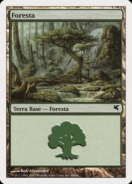 Forêt, carte Magic PSAL L48 — extension Salvat 2005