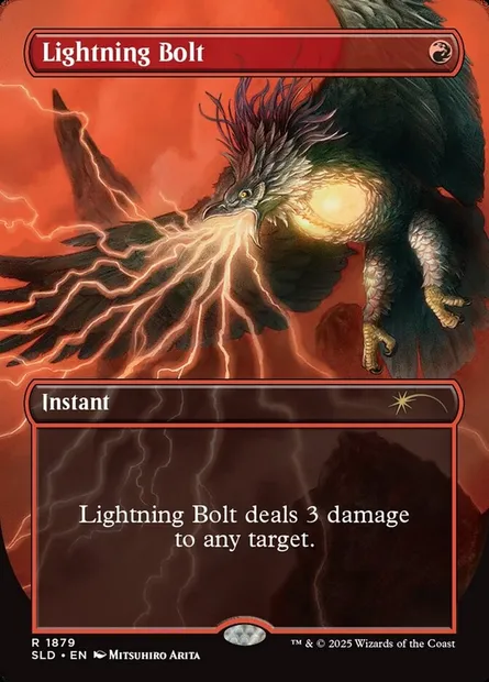 Lightning Bolt, Magic card SLD 1879 — Secret Lair Drop set
