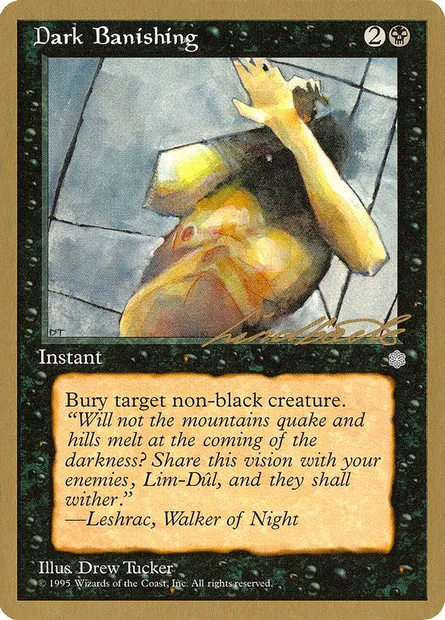 Dark Banishing, Magic card PTC ll119 — Pro Tour Collector Set set