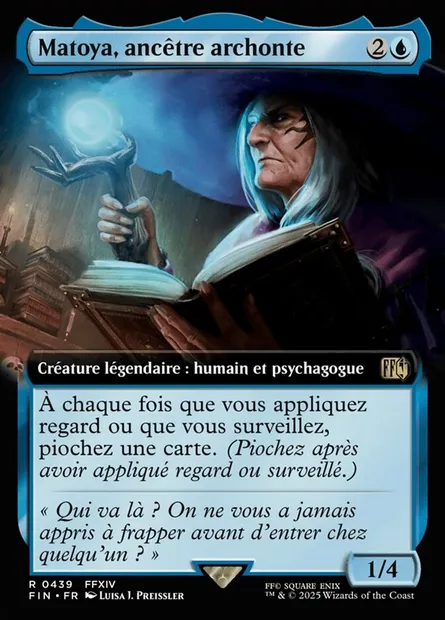 Matoya, ermite, carte Magic FIN 439 — extension Final Fantasy