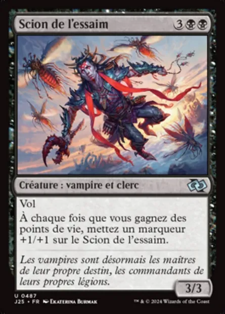 Scion de l'essaim, carte Magic J25 487 — extension Foundations Jumpstart