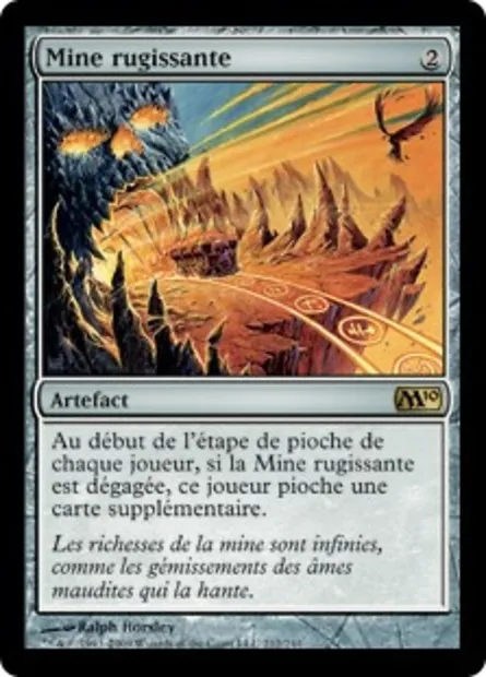 Mine rugissante, carte Magic M10 212 — extension Magic 2010