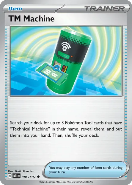 TM Machine, Pokémon card DRI 181 — Destined Rivals set