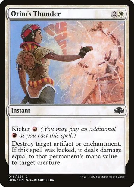 Orim's Thunder, Magic card DMR 18 — Dominaria Remastered set