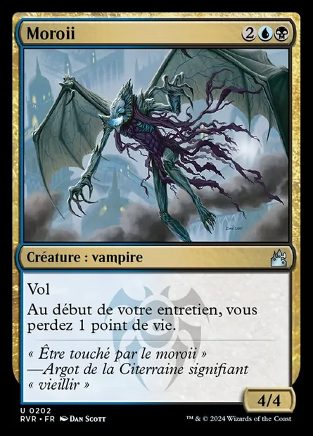 Moroii, carte Magic RVR 202 — extension Ravnica Remastered
