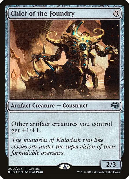 Chief of the Foundry, Magic card PKLD 200 — Kaladesh Promos set