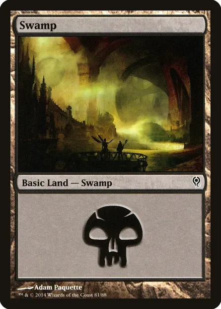 Swamp, Magic card DDM 81 — Duel Decks: Jace vs. Vraska set